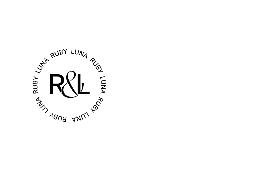 ruby & luna logotype marks
