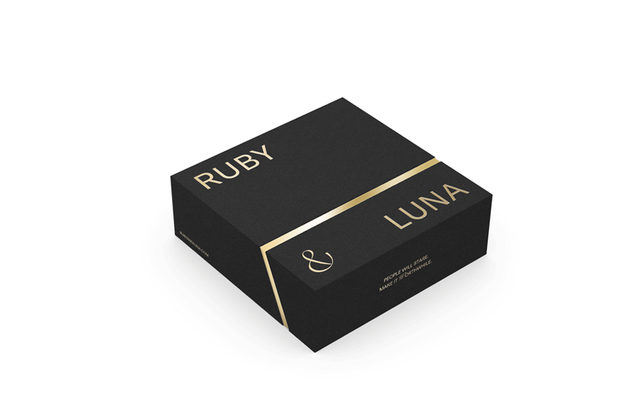 ruby & luna packaging design