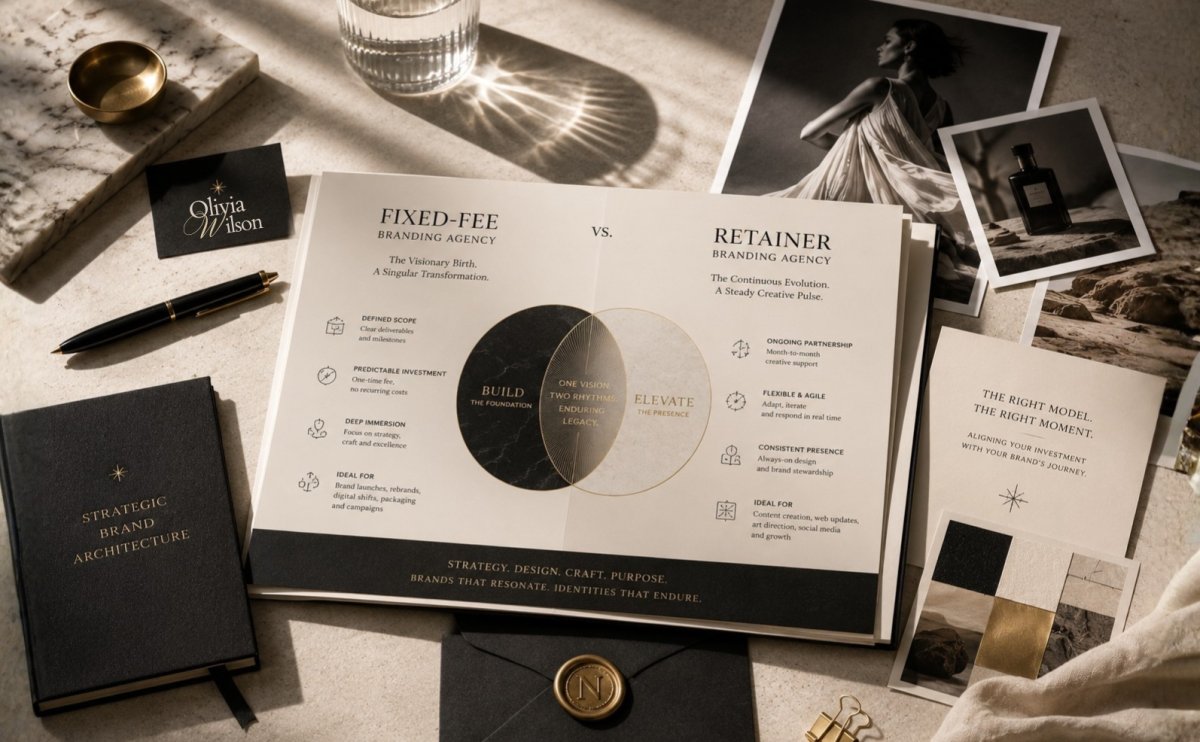 Fixed-Fee vs Retainer Branding Agency: Choosing the Model for Luxury Excellence