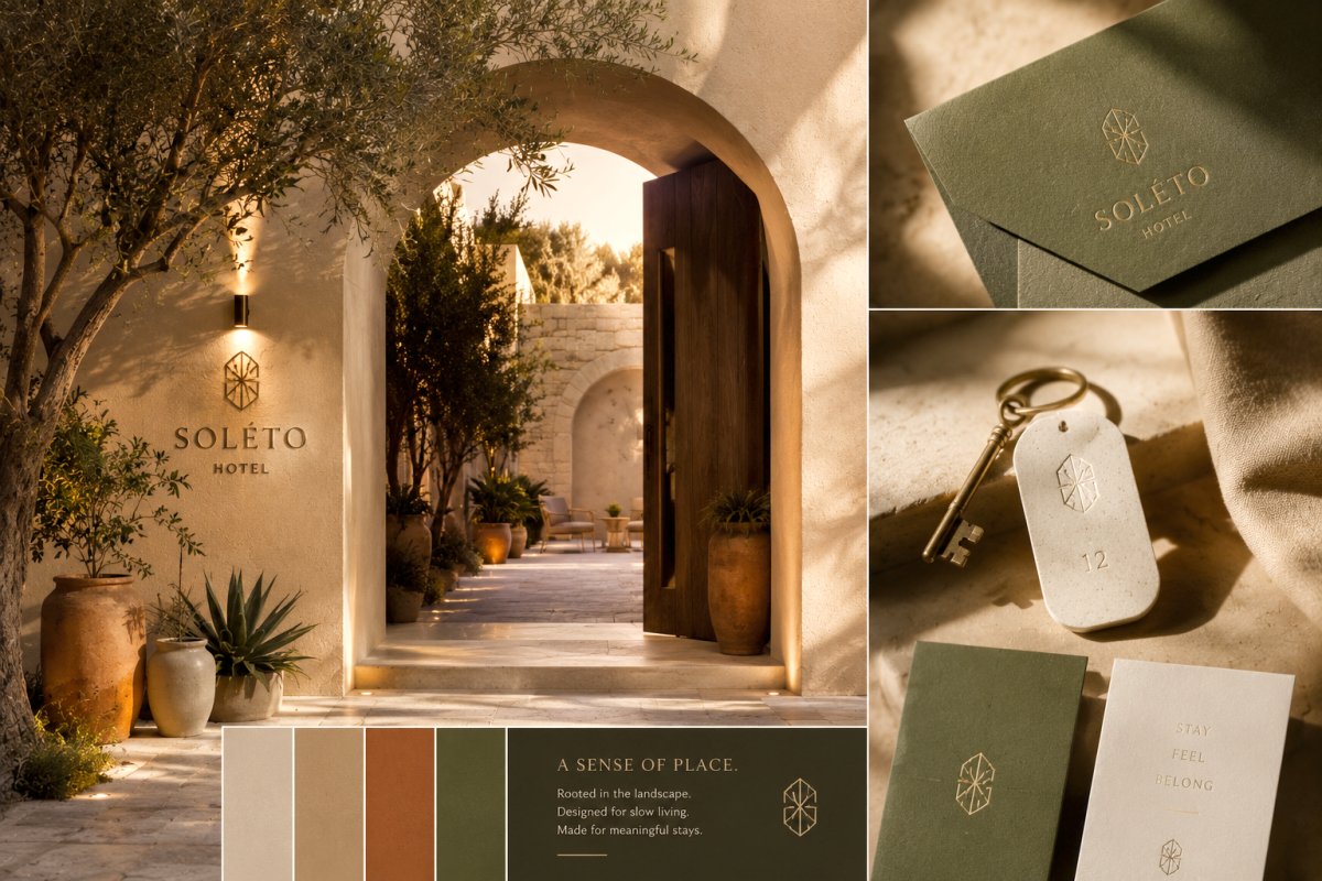 Visual Identity for a Boutique Hotel: Crafting a Multidimensional Legacy