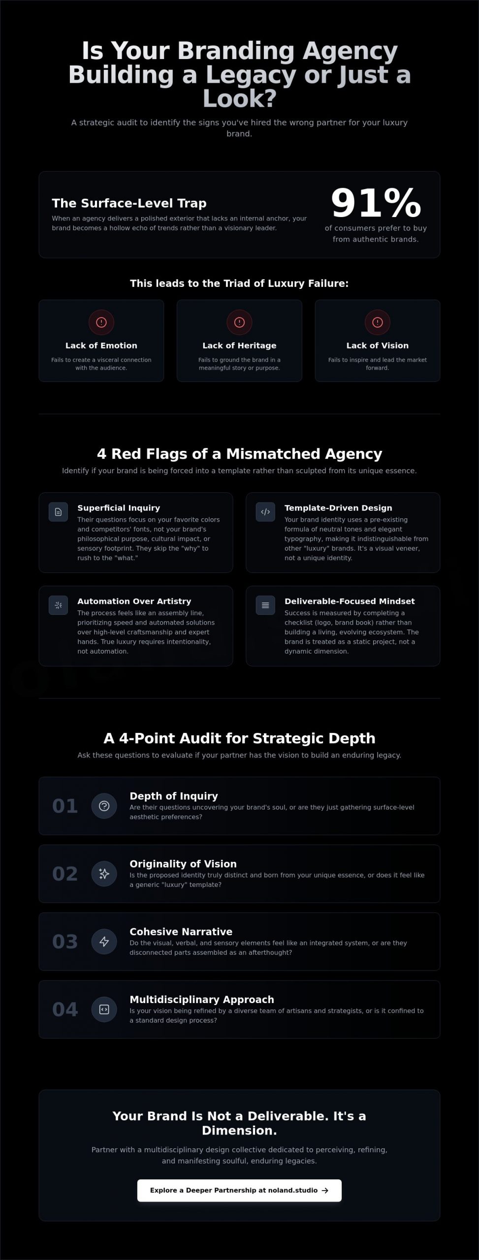 7 Subtle Signs You Hired the Wrong Branding Agency for Your Luxury Brand