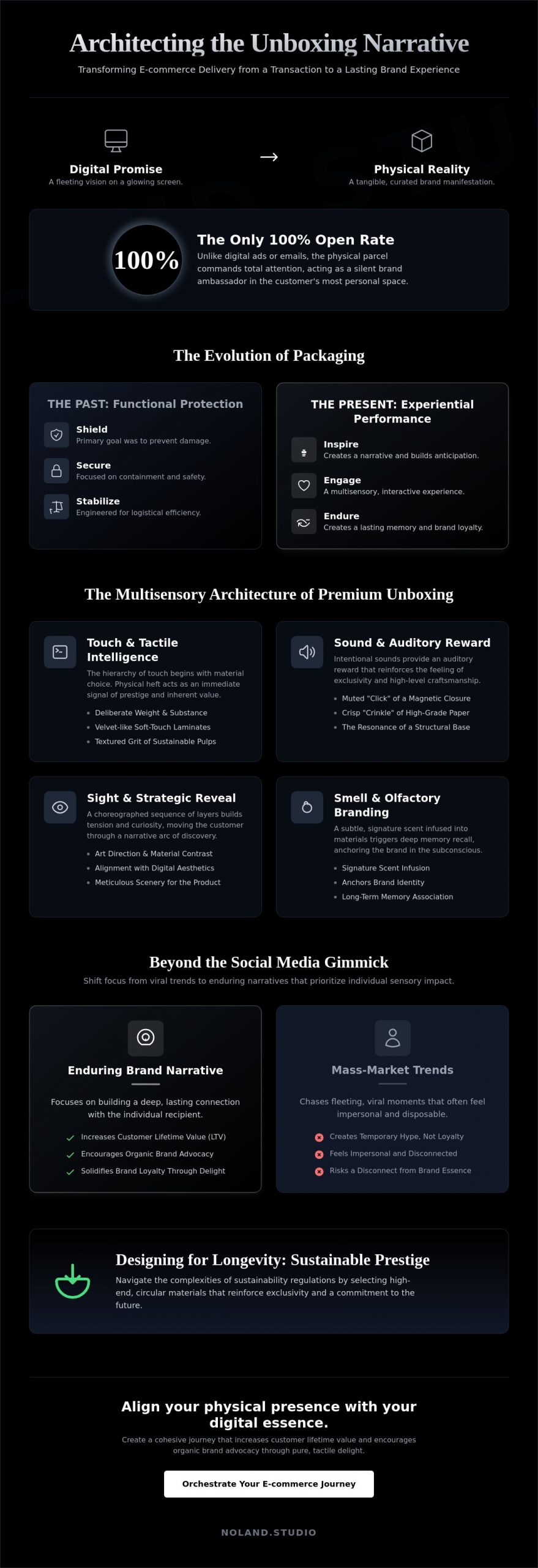 Unboxing Experience Design for E-commerce: The Architecture of Tactile Luxury